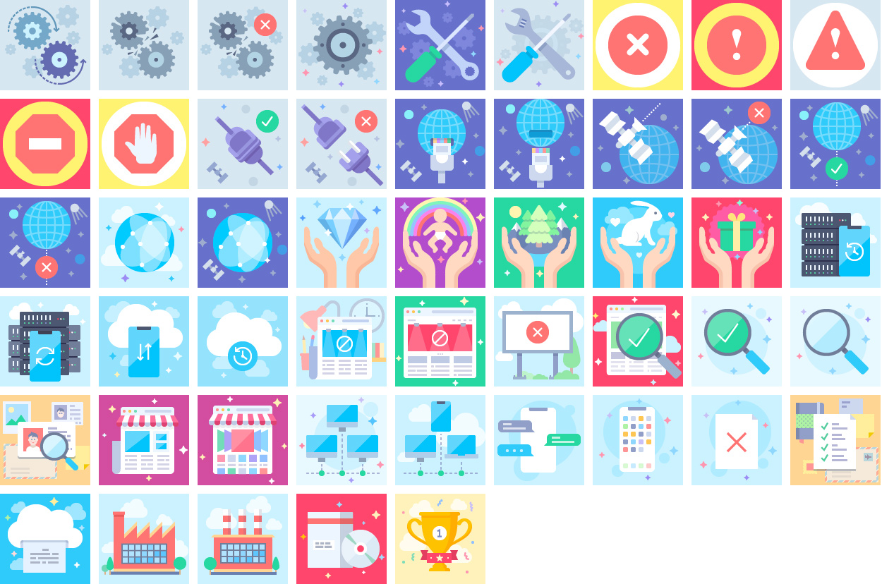 Scenarium Flat icons vol.8