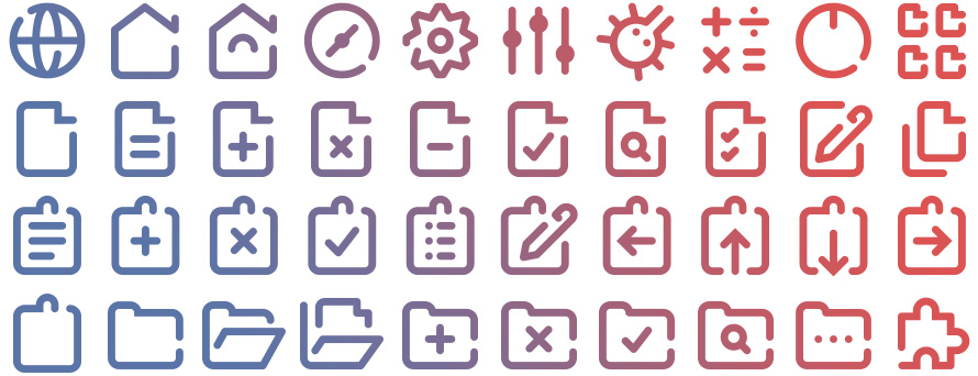 40 Free Tidee Basic vol.01 icons