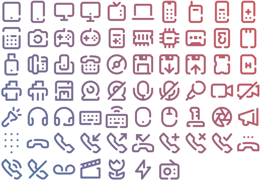 Tidee Devices icons