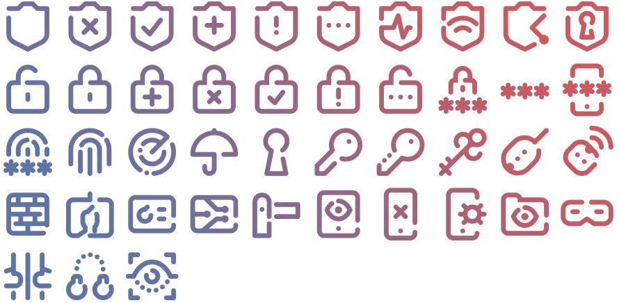 43 Free Tidee Security icons