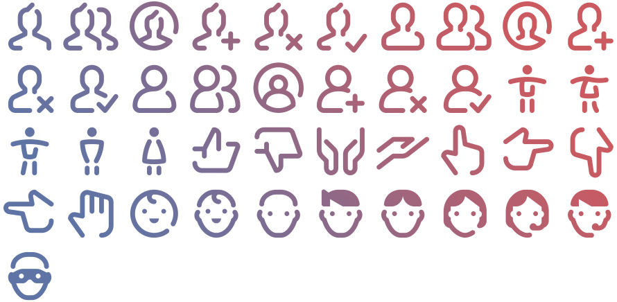 Tidee People icons