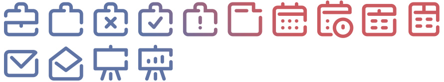 Tidee Office icons