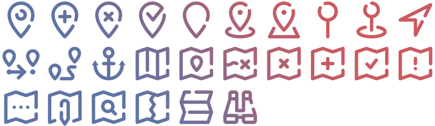 26 Free Tidee Maps icons