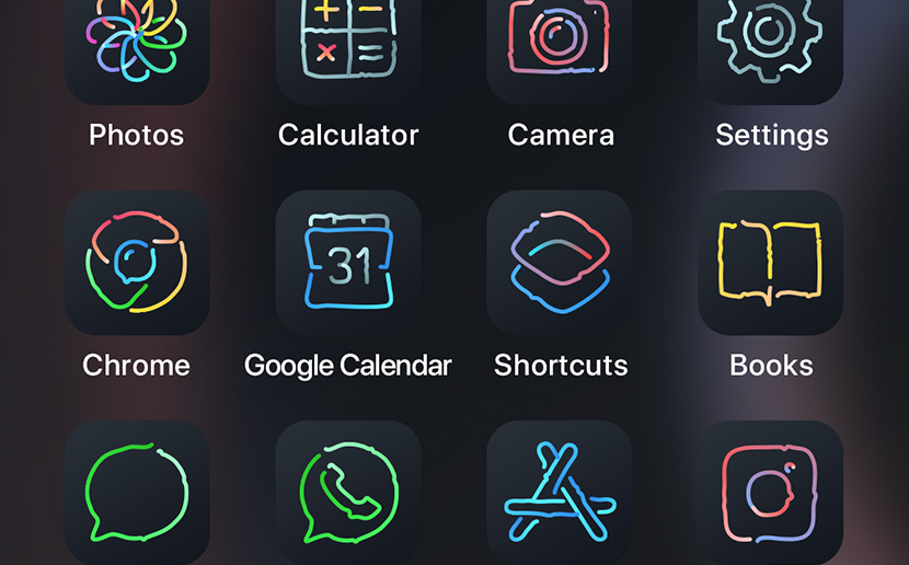 iOS14 Aesthetic Fiesta icons