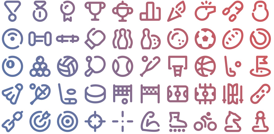 50 Free Tidee Sport icons