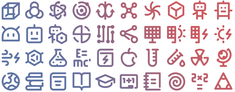40 Free Tidee Science icons