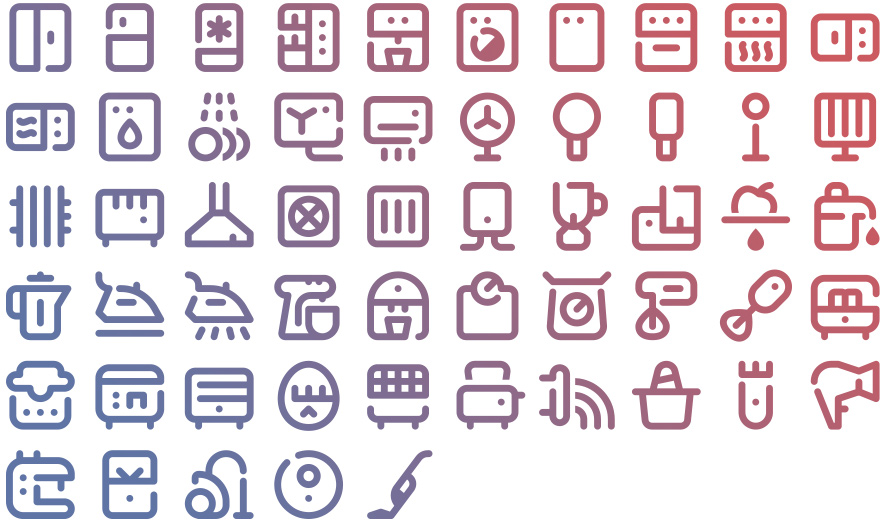 55 Free Tidee Appliances icons