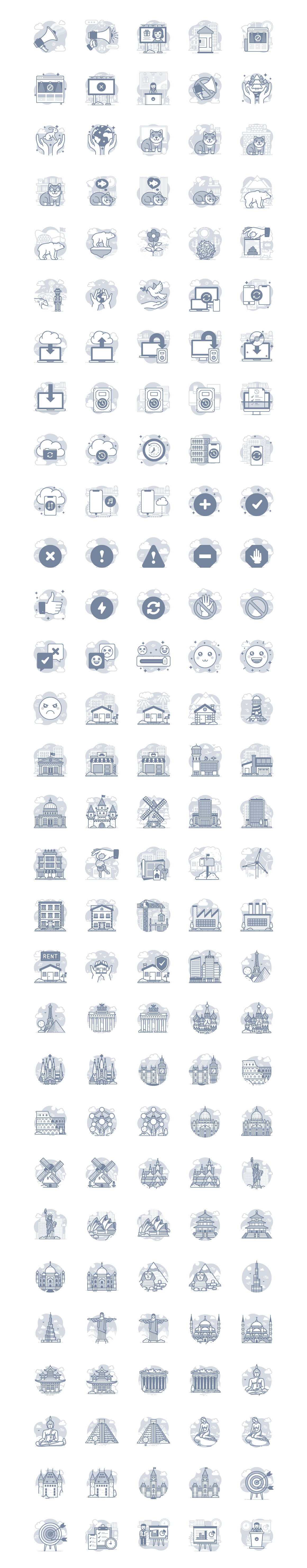 Scenarium Graphite icons 1