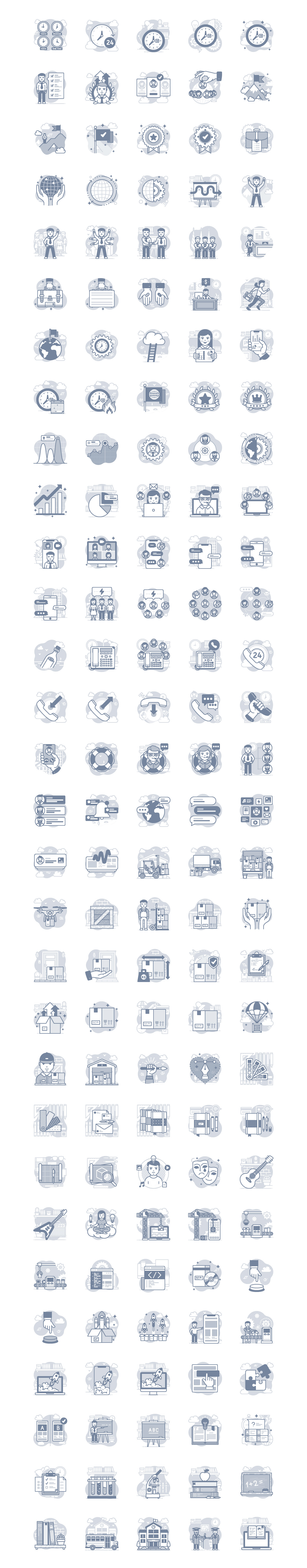 Scenarium Graphite icons 2