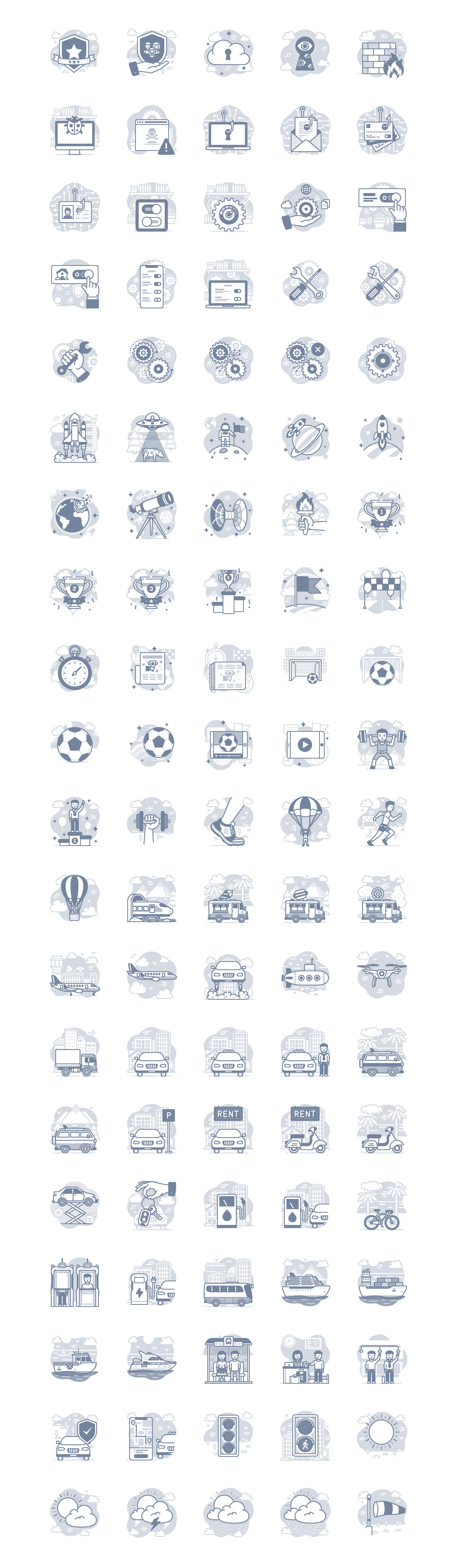 Scenarium Graphite icons 7