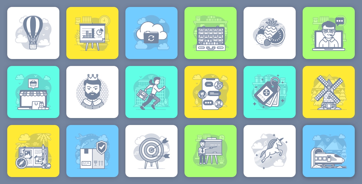 Scenarium Graphite icons