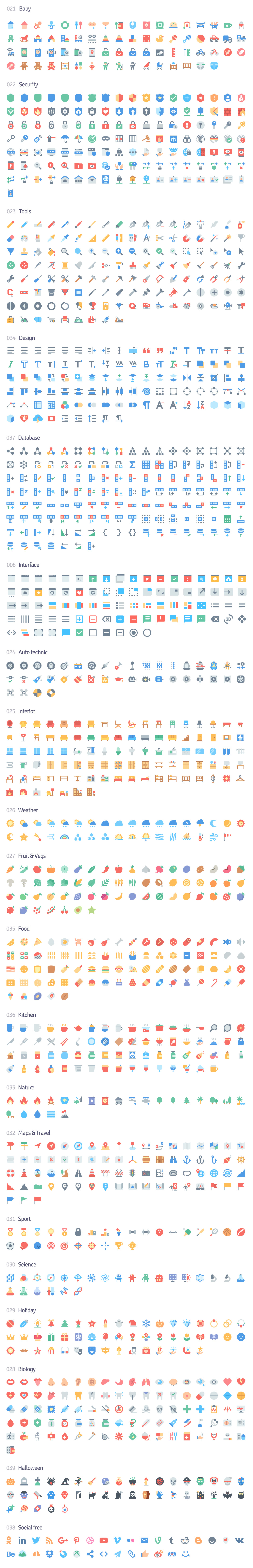 Materia Flat icons 2