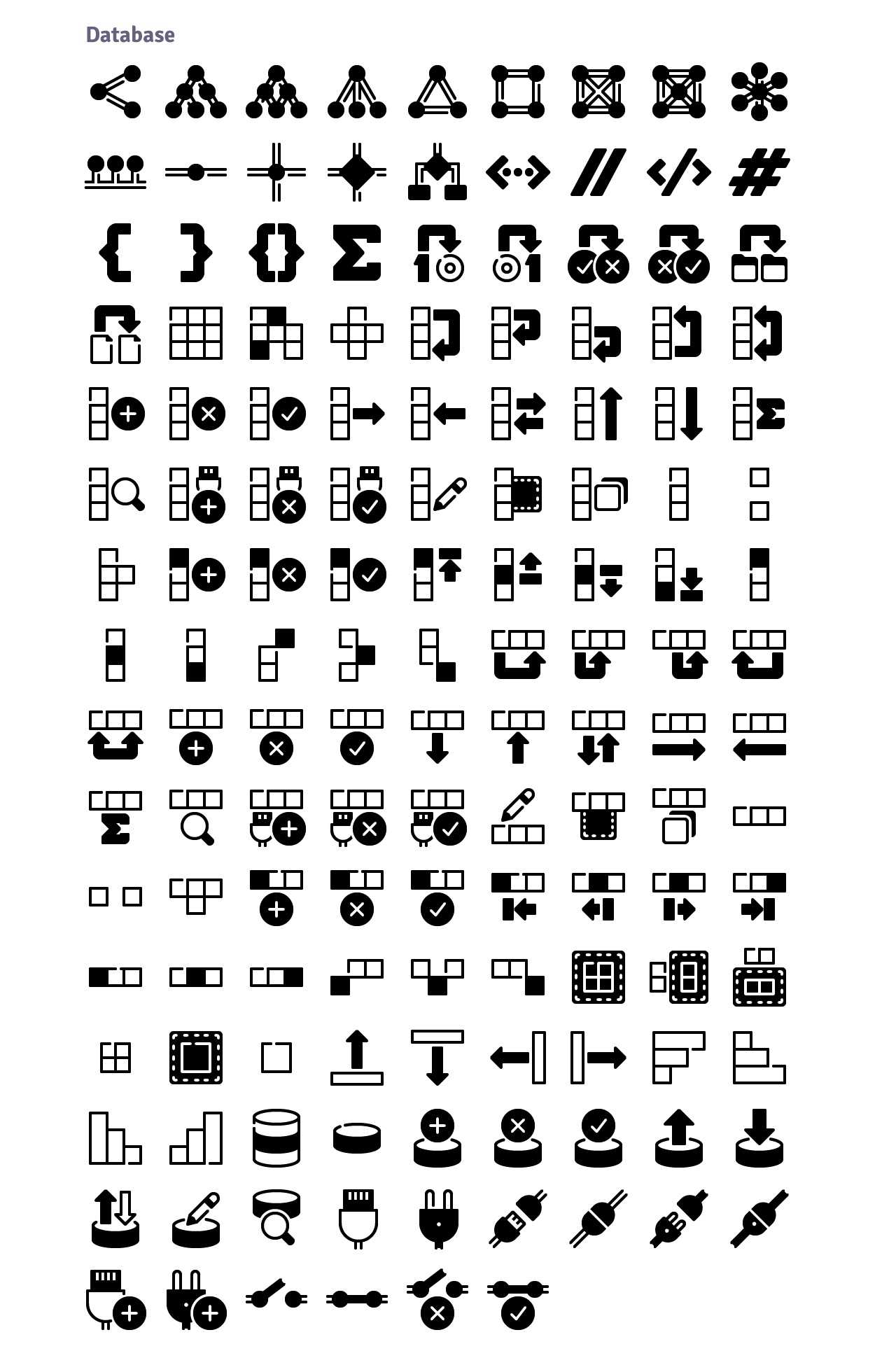 infinity Ink icons